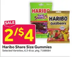 Stop&Shop Haribo Share Size Gummies offer
