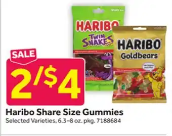 Stop&Shop Haribo Share Size Gummies offer