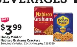 Stop&Shop Honey Maid or Nabisco Grahams Crackers offer