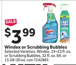 Stop&Shop Windex or Scrubbing Bubbles offer