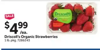 Stop&Shop Driscoll's Organic Strawberries offer