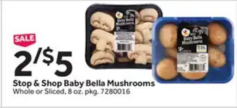 Stop&Shop Stop & Shop Baby Bella Mushrooms offer