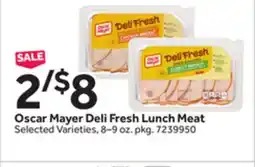 Stop&Shop Oscar Mayer Deli Fresh Lunch Meat offer