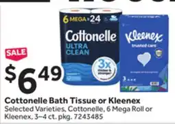 Stop&Shop Cottonelle Bath Tissue or Kleenex offer