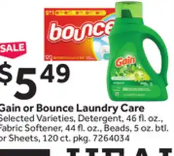 Stop&Shop Gain or Bounce Laundry Care offer