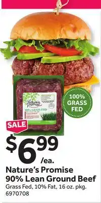 Stop&Shop Nature's Promise 90% Lean Ground Beef offer
