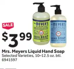 Stop&Shop Mrs. Meyers Liquid Hand Soap offer