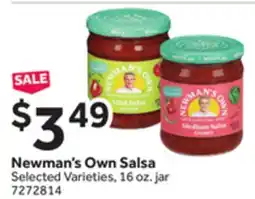 Stop&Shop Newman's Own Salsa offer