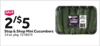 Stop&Shop Stop & Shop Mini Cucumbers offer