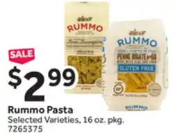 Stop&Shop Rummo Pasta offer