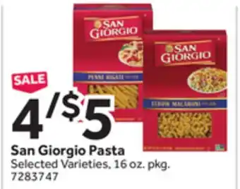 Stop&Shop San Giorgio Pasta offer