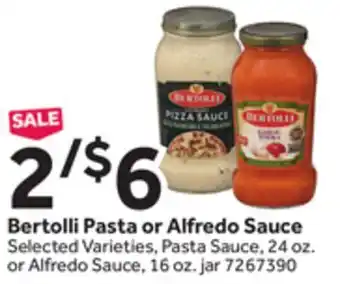 Stop&Shop Bertolli Pasta or Alfredo Sauce offer