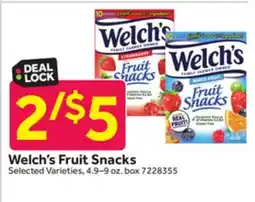 Stop&Shop Welch's Fruit Snacks offer