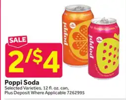 Stop&Shop Poppi Soda offer