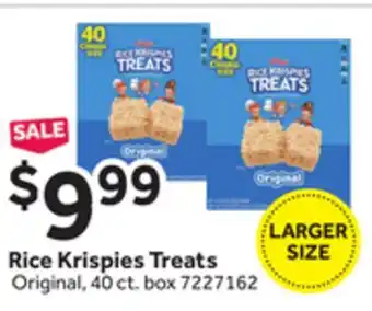 Stop&Shop Rice Krispies Treats offer