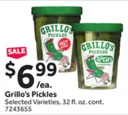 Stop&Shop Grillo's Pickles offer