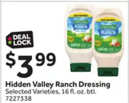Stop&Shop Hidden Valley Ranch Dressing offer