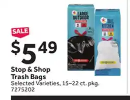 Stop&Shop Stop & Shop Trash Bags offer