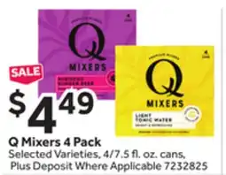 Stop&Shop Q Mixers 4 Pack offer