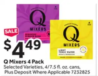 Stop&Shop Q Mixers 4 Pack offer