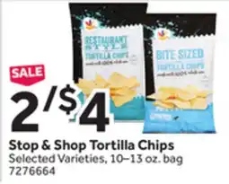 Stop&Shop Stop & Shop Tortilla Chips offer