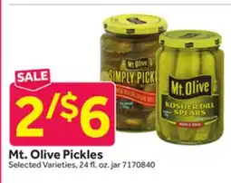 Stop&Shop Mt. Olive Pickles offer