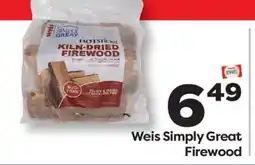 Weis Markets Weis Simply Great Firewood offer