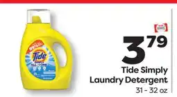 Weis Markets Tide Simply Laundry Detergent offer