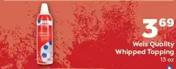 Weis Markets Weis Quality Whipped Topping offer