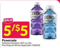 Stop&Shop Powerade offer