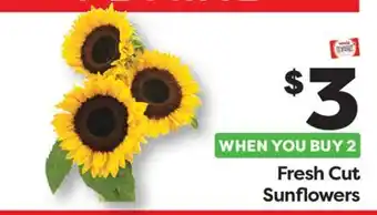 Weis Markets Fresh Cut Sunflowers offer