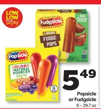 Weis Markets Popsicle or Fudgsicle offer