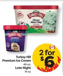 Weis Markets Turkey Hill Premium Ice Cream 46 oz Late Night 14 oz offer