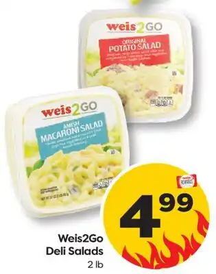 Weis Markets Weis2Go Deli Salads offer