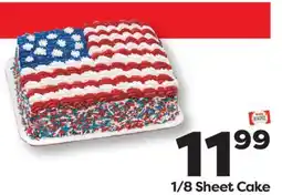 Weis Markets 1/8 Sheet Cake offer
