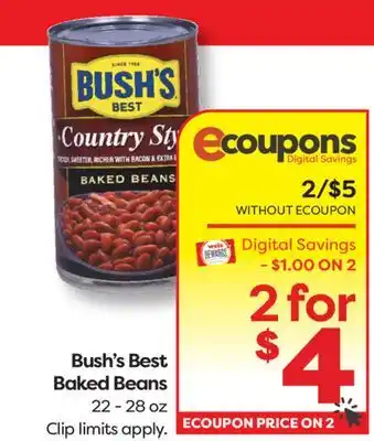 Weis Markets Bush's Best Baked Beans offer