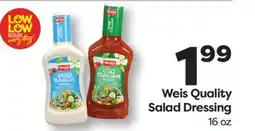 Weis Markets Weis Quality Salad Dressing offer