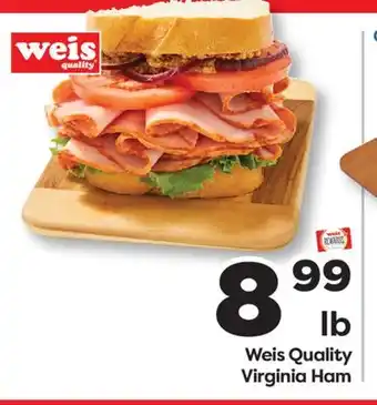 Weis Markets Weis Quality Virginia Ham offer