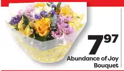 Weis Markets Abundance of Joy Bouquet offer