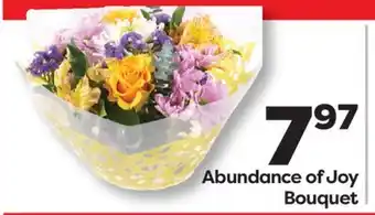 Weis Markets Abundance of Joy Bouquet offer