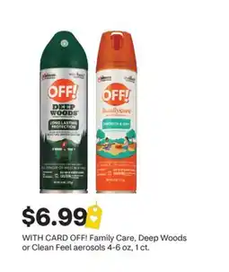 CVS OFF! Family Care, Deep Woods or Clean Feel aerosols offer