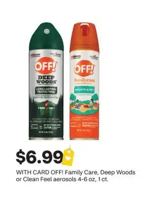 CVS OFF! Family Care, Deep Woods or Clean Feel aerosols offer