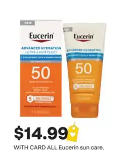 CVS ALL Eucerin sun care offer
