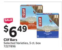 Stop&Shop Clif Bars offer