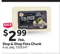 Stop&Shop Stop & Shop Feta Chunk offer