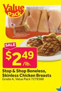 Stop&Shop Stop & Shop Boneless, Skinless Chicken Breasts offer