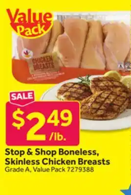 Stop&Shop Stop & Shop Boneless, Skinless Chicken Breasts offer