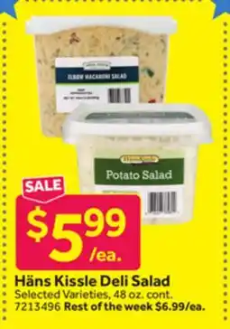 Stop&Shop Häns Kissle Deli Salad offer