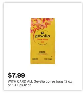 CVS ALL Gevalia coffee bags 12 oz or K-Cups 12 ct offer