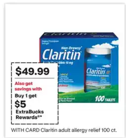 CVS Claritin adult allergy relief 100 ct offer